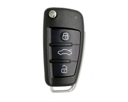 Audi A6L Q7 Flip Remote Key 3 Buttons 315MHz 8E Transponder