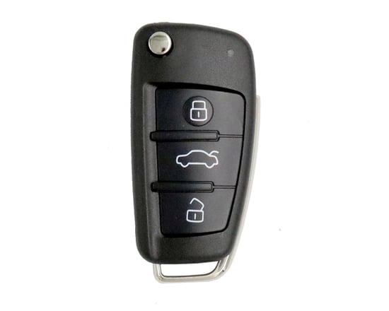 Audi A6L Q7 Flip Remote Key 3 Buttons 315MHz 8E Transponder
