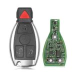 CGDI Mercedes Benz Chrome Remote 3+1 Buttons Fobik /IYZ-3312 / 315MHz or 433MHz