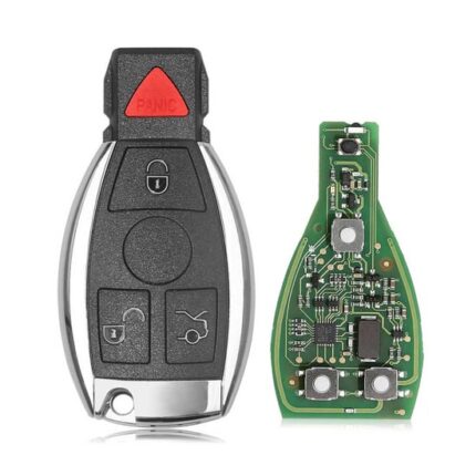 CGDI Mercedes Benz Chrome Remote 3+1 Buttons Fobik /IYZ-3312 / 315MHz or 433MHz