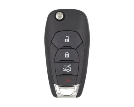 Chevrolet 2019 Type Flip Remote Key 4 Buttons 433Mhz PCF7941E Transponder 13530745