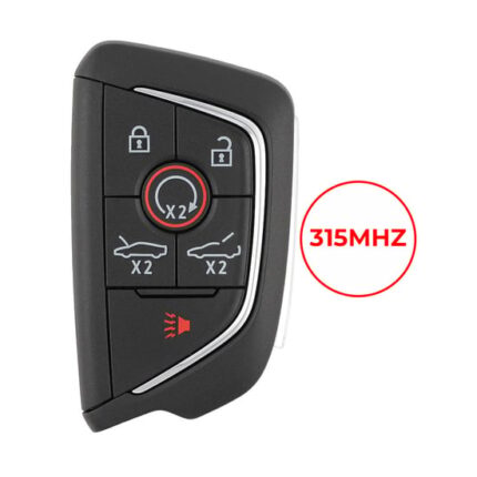 Chevrolet Corvette 2020-2025 Genuine Smart Remote Key 5+1 Buttons 315MHz 13538855 / 13535127 / 13523804 / 13536986