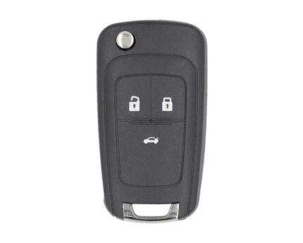 Chevrolet Cruze 2010-2017 Flip Smart Remote Key 3 Buttons 433Mhz PCF7952E Transponder