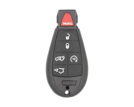 Chrysler Jeep Dodge Fobik Remote Key 5 + 1 Buttons 433MHz with Start Button FCC ID : ‎M3N5WY783X - IYZ-C01C