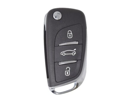 Citroen DS Original Flip Remote Key 3 Button 433MHz PCF7936 Transponder