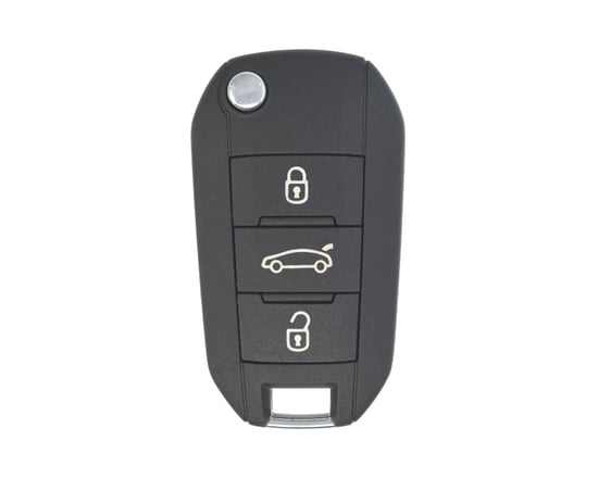 Citroen Original Flip Remote Key 3 Buttons 433MHz PCF7941 Transponder