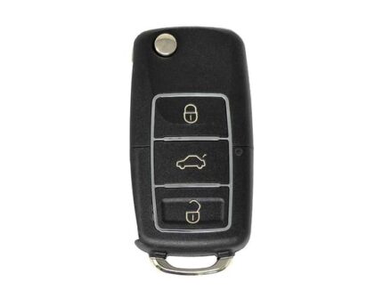Face to Face Universal Copier Flip Remote Key 3 Buttons 315MHz VW Chrome Type RD264