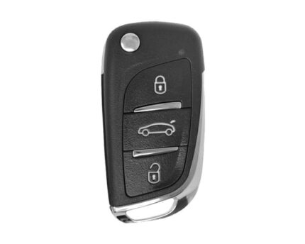 Face to Face Universal Copier Flip Remote Key 3 Buttons 433MHz Peugeot Type RD574