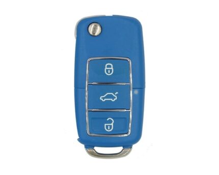Face to Face Universal Flip Remote Key 3 Buttons 315MHz VW Type Blue Color RD264