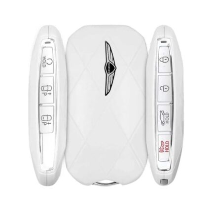 Genesis G90RS4 2022 Genuine Smart Remote Key 6+1 Buttons 433MHz White Color 95440-T4110