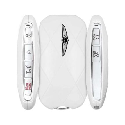 Genesis GV60 2022 Genuine Smart Remote Key 5+1 Buttons 433MHz White Color 95440-CU210