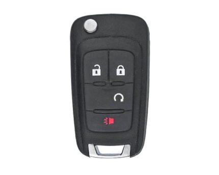 GMC Terrain Strattec Flip Remote Key 4 Button 2010-2014 315MHz 20873622