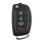Hyundai Elantra 2014 Genuine Flip Remote Key 3+1 Buttons 433MHz 95430-3X300 / 95430-3X301