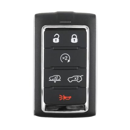 Jeep Grand Wagoneer 2022 Genuine Smart Remote Key 5+1 Buttons 433MHz 68516738AA / 68582673AA /68582673AB