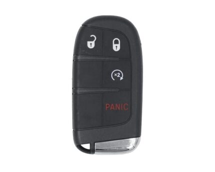 Jeep Renegade 2015-2022 Smart Remote Key 3+1 Button 433MHz 5XE93DX9AA, 68266733AA, 68275036AA, 6BY88DX9AA, 6FC24DX9AA, 6FD98DX9AA, 7QG13DX9AA, 7QG14DX9AA