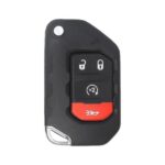 Jeep Wrangler 2018-2025 Original Flip Remote Key 3 + 1 Buttons 433MHz 68416784AA / 68416784AB / 68416784AC / 68416784AD