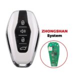 Jetour X70 Plus Original Smart Remote Key 3+1 Buttons 433.58/434.42MHz White Color