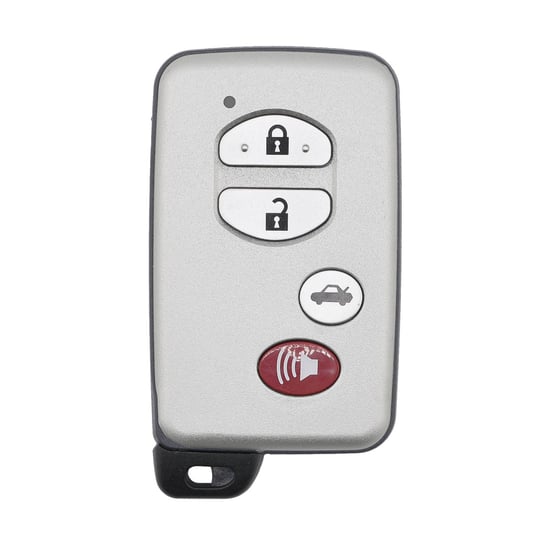 KeyDiy KD Toyota Universal Smart Remote Key 3+1 Buttons With Silver Key Shell TDB03-4 KeyDiy KD Toyota Universal Smart Remote Key 3+1 Buttons With Silver Key Shell TDB03-4