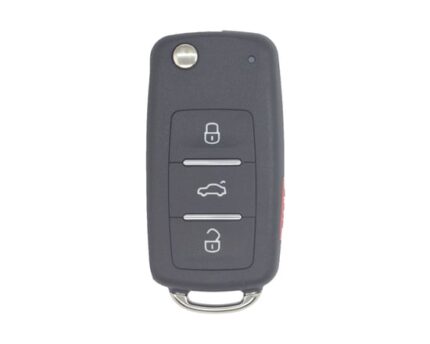 Keydiy KD Universal Flip Remote Key 3+1 Buttons Volkswagen Type NB08-4 PCF