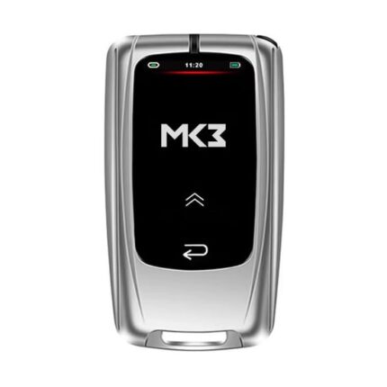 LCD MH-10 Universal Flip Remote Key Silicone Silver Color
