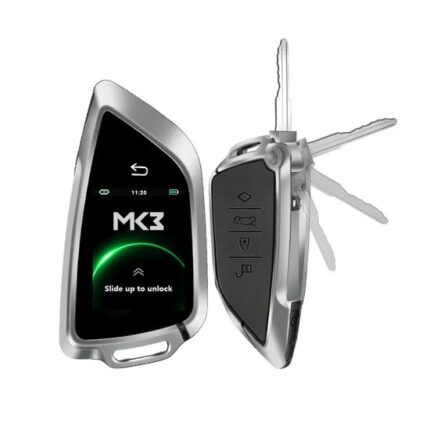 LCD SK-06 Universal Flip Remote Key Knife Style Silicone Black Color