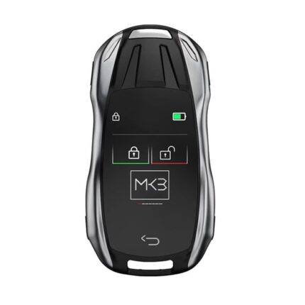 LCD Universal Smart Key Kit With Keyless Entry And IOS Car Porsche Style Location Tracking System Black Color