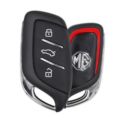 MG 2025 Original Smart Remote Key 3 Buttons 433MHz Black (Red Line) Color 11966505-RMK