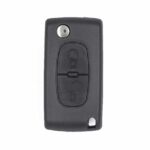 Peugeot 308 3008 5008 Citroen Berlingo 0536 Model Flip Remote Key 2 Buttons 433MHz ASK VA2 Blade
