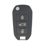 Peugeot 508 301 2013-2017 Genuine Flip Remote Key 3 Buttons 433MHz FSK