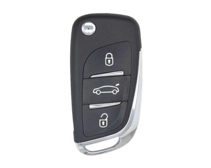 Peugeot Flip Remote 3 Button 433MHz PCF7961A