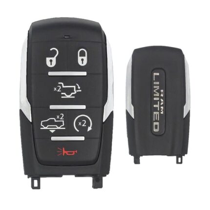 RAM 1500 Limited 2019-2024 Genuine Smart Remote Key 6 Buttons 433MHz 68584161AA