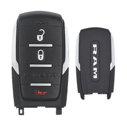 RAM 2019-2024 Original Smart Remote Key 3 Buttons 433 MHz 68575600AA, 68584151AA