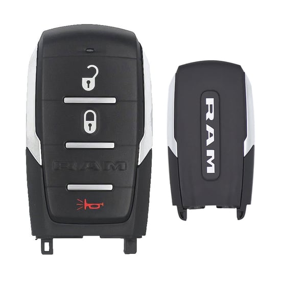 RAM 2019-2024 Original Smart Remote Key 3 Buttons 433 MHz 68575600AA, 68584151AA RAM 2019-2024 Original Smart Remote Key 3 Buttons 433 MHz 68575600AA, 68584151AA