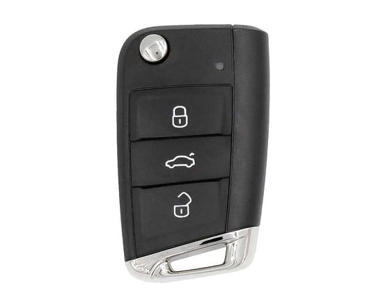 Skoda Original D Type Flip Remote Key 433MHz 3 Buttons Unlocked 5G6959752D Skoda Original D Type Flip Remote Key 433MHz 3 Buttons Unlocked 5G6959752D