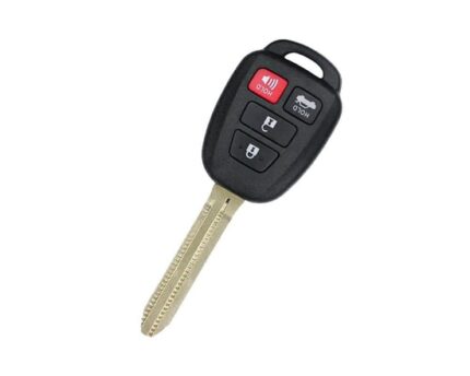 Toyota Corolla 2016-2018 Original Remote Key 3+1 Button 315MHz With Aftermarket Shell