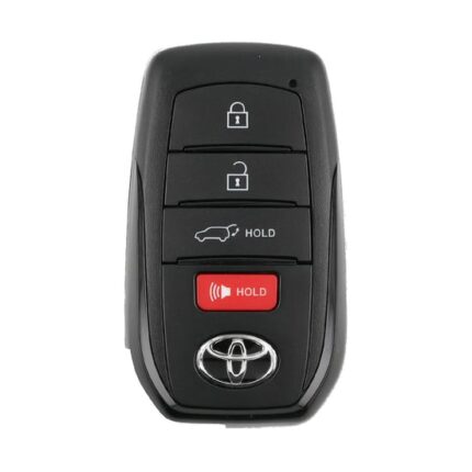 Toyota Highlander 2024 Genuine Smart Remote Key 3+1 Buttons 314.35/ 312.11MHz 8990H-0E330 / 8990H-0E600