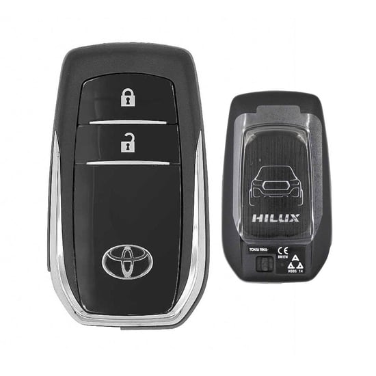 Toyota Hilux 2016-2023 Genuine Smart Remote Key 2 Buttons 433MHz 89904-0KN50 / 89904-0KN51 Toyota Hilux 2016-2023 Genuine Smart Remote Key 2 Buttons 433MHz 89904-0KN50 / 89904-0KN51