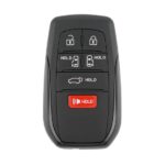 Toyota Sienna 2021 Smart Remote Key 5+1 Buttons 312.11/314.35MHz 8990H-08010 / 8990H-08011 / 8990H-08012