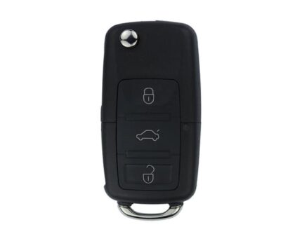 Volkswagen Flip Remote Key 3 Buttons 433MHz
