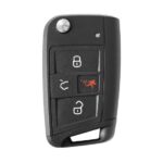 Volkswagen Flip Remote Key Proximity Type 3+1 Buttons 433MHz MQB Transponder
