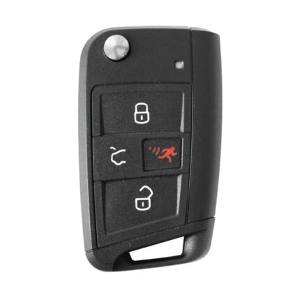 Volkswagen Flip Remote Key Proximity Type 3+1 Buttons 433MHz MQB Transponder