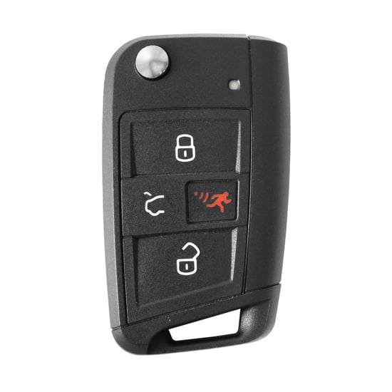 Volkswagen Flip Remote Key Proximity Type 3+1 Buttons 433MHz MQB Transponder Volkswagen Flip Remote Key Proximity Type 3+1 Buttons 433MHz MQB Transponder
