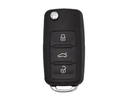 Volkswagen Jetta 2017 Flip Remote Key UDS Proximity Type 3+1 Button 315MHz 5K0 837 202 BJ