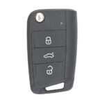 Volkswagen MQB Flip Remote Key 3 Buttons 433MHz HU162 Blade 5G0959752BA
