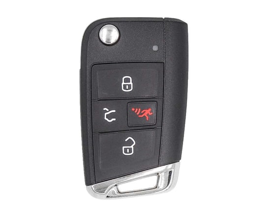 Volkswagen VW Golf MQB 2018 Flip Remote Key 3+1 Buttons 315MHz 5G0 959 753 BE Volkswagen VW Golf MQB 2018 Flip Remote Key 3+1 Buttons 315MHz 5G0 959 753 BE