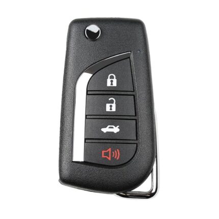 Xhorse Flip Remote Key Wire Universal 4 Buttons Toyota Type XKTO10EN