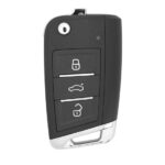 Xhorse Universal Wire Flip Remote Key 3 Buttons MQB Style XKMQB5EN With Chip Holder