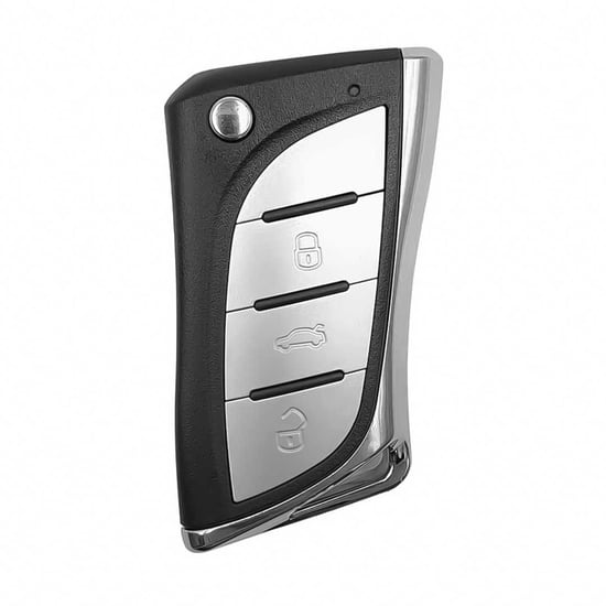 Xhorse VVDI Key Tool VVDI2 Flip Remote Key 3 Buttons Toyota/Lexus Type Built-in Super Chip XELEX0EN Xhorse VVDI Key Tool VVDI2 Flip Remote Key 3 Buttons Toyota/Lexus Type Built-in Super Chip XELEX0EN