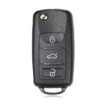 Xhorse VVDI Key Tool VVDI2 Flip Wire Remote Key 3 Button VW Type XKB512EN