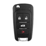 Xhorse VVDI Key Tool VVDI2 Flip Wireless Remote Key 4 Button GM Type XKHO24EN